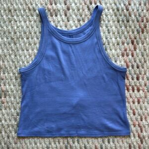 Everlane Supima Micro-Rib Cropped Tank